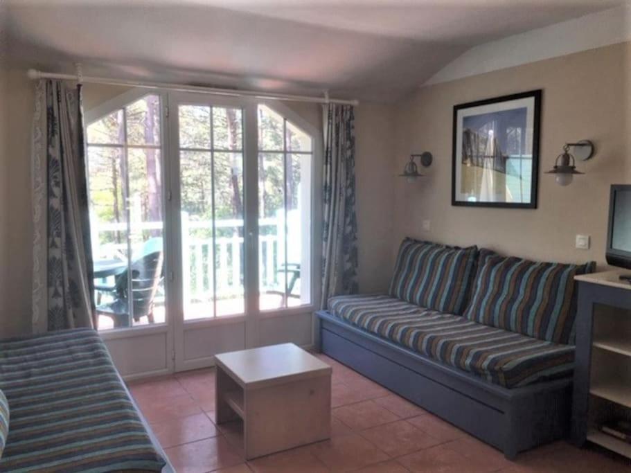 Apt T2 Calme Sur Golf, Piscine, Ocean 10 Min En Velo Lacanau Exterior foto